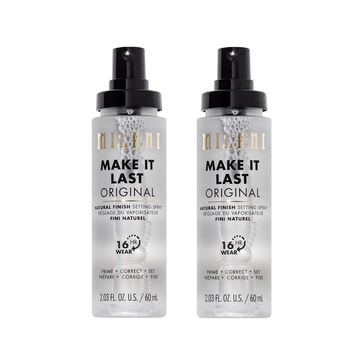 Milani Make It Dewy Setting Spray 3 in 1- Hydrate + Illuminate + Set (2.03 Fl. Oz.) Makeup Finishing Spray - Makeup Primer & Hydrating Setting Spray - Supply Center USA