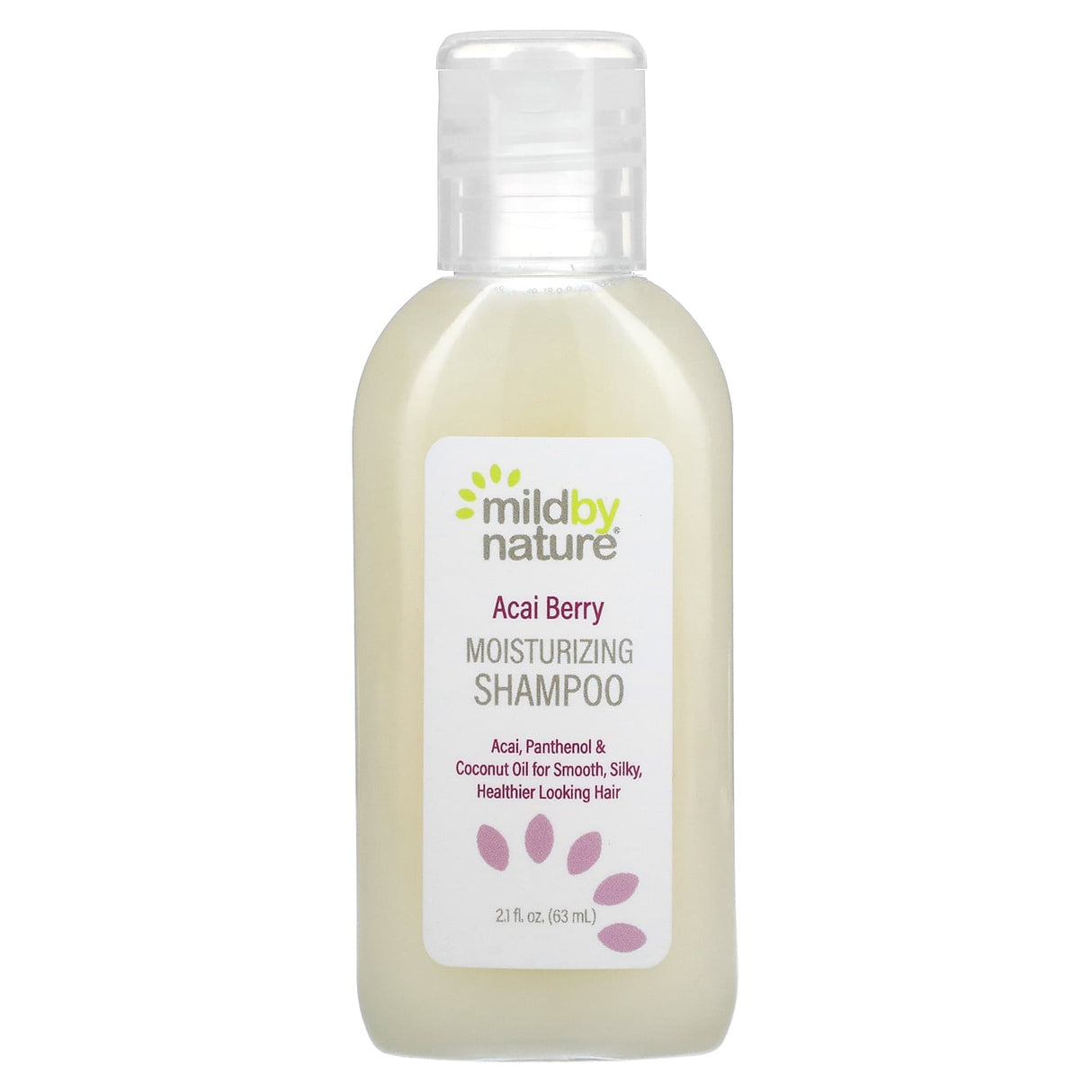 Mild By Nature, Acai Berry Moisturizing Shampoo, Travel Size, 2.10 fl oz (63 ml) - Supply Center USA