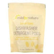 Mild By Nature, Automatic Dishwashing Detergent Pods, Lemon Scent, 10 Loads, 0.39 lbs, 6.24 oz (177 g) - Supply Center USA