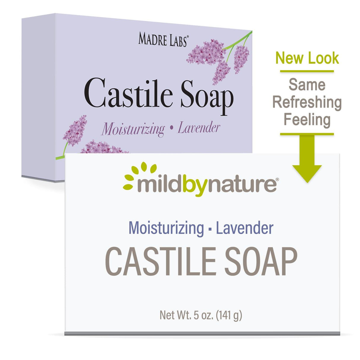 Mild By Nature, Castile Bar Soap, Lavender, 5 oz (141 g) - Supply Center USA