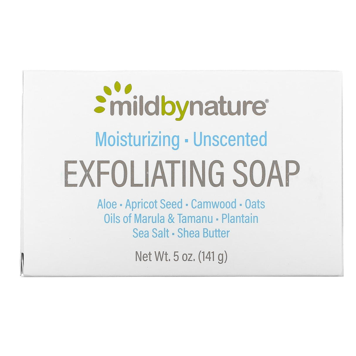 Mild By Nature, Exfoliating Bar Soap, Unscented, 5 oz (141 g) - Supply Center USA