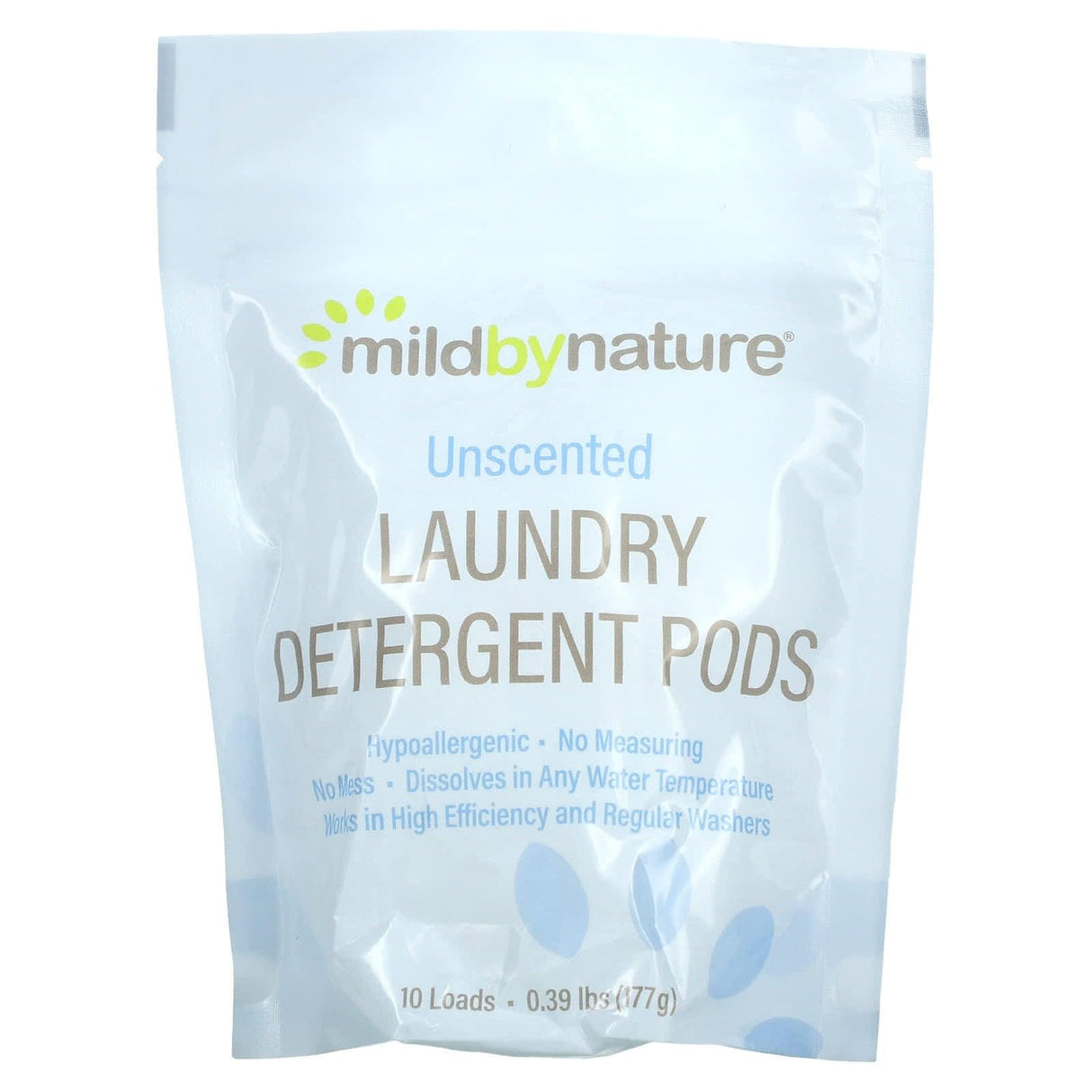 Mild By Nature, Laundry Detergent Pods, Unscented, 60 Loads, 2.38 lbs (1,077 g) - Supply Center USA