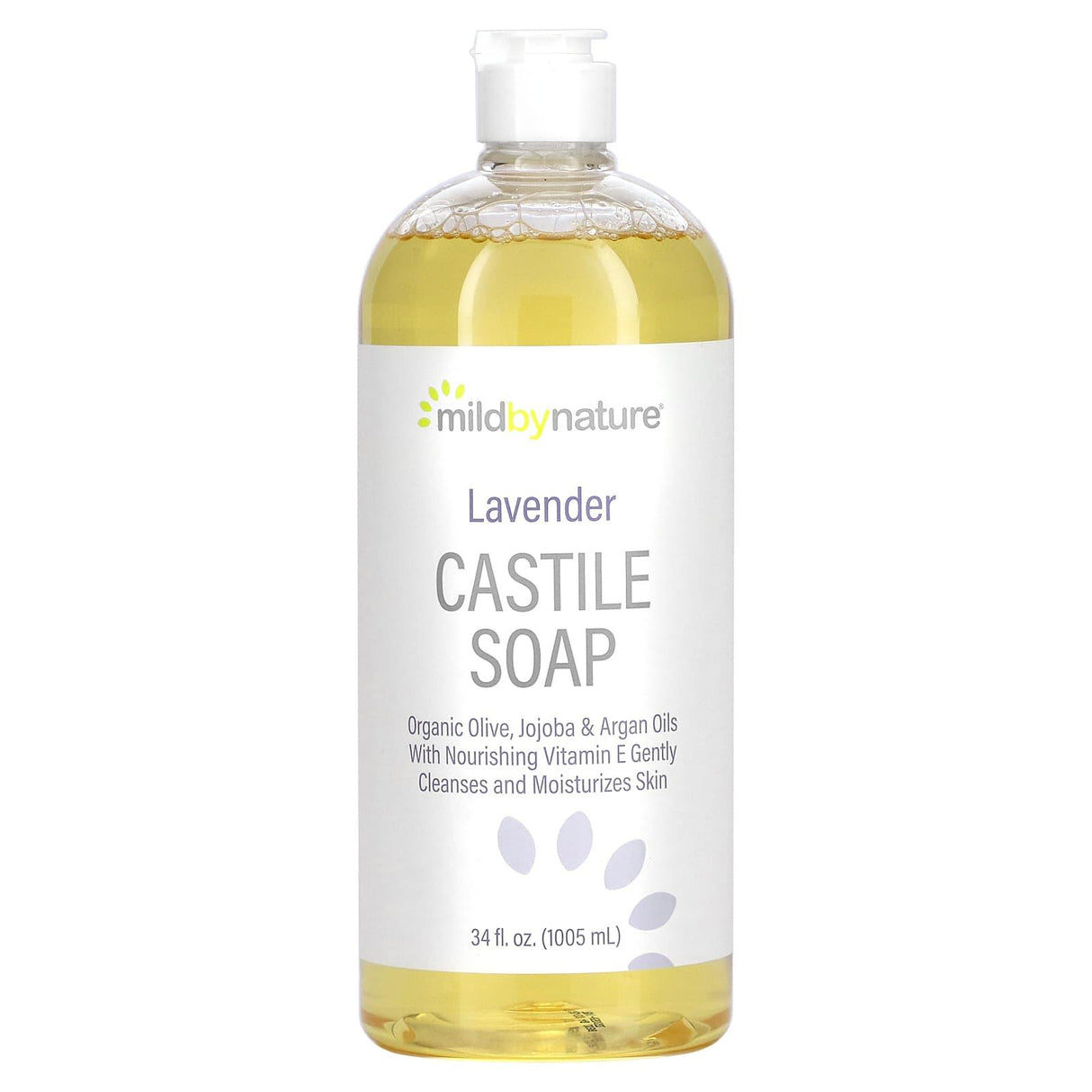 Mild By Nature, Lavender Castile Soap, 34 fl oz (1005 ml) - Supply Center USA