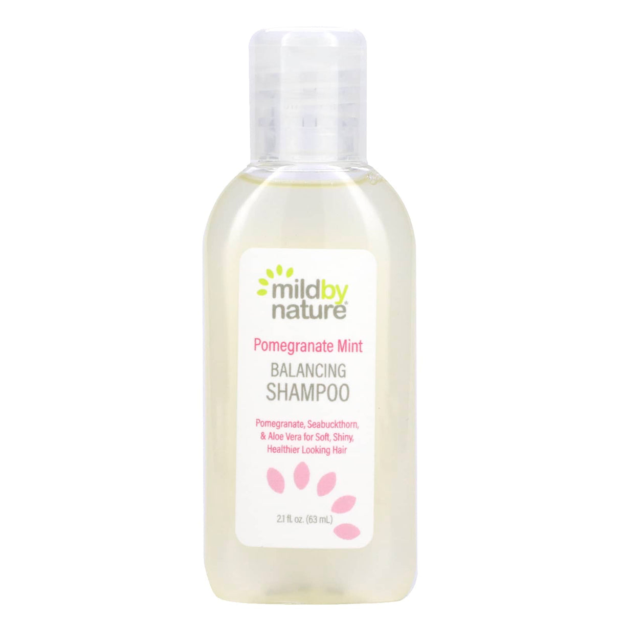 Mild By Nature, Pomegranate Mint Balancing Shampoo, Travel Size, 2.10 fl oz (63 ml) - Supply Center USA