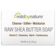 Mild By Nature, Raw Shea Butter, Bar Soap, with Vitamin E, Rosemary, Myrrh & Frankincense, 5 oz (141 g) - Supply Center USA