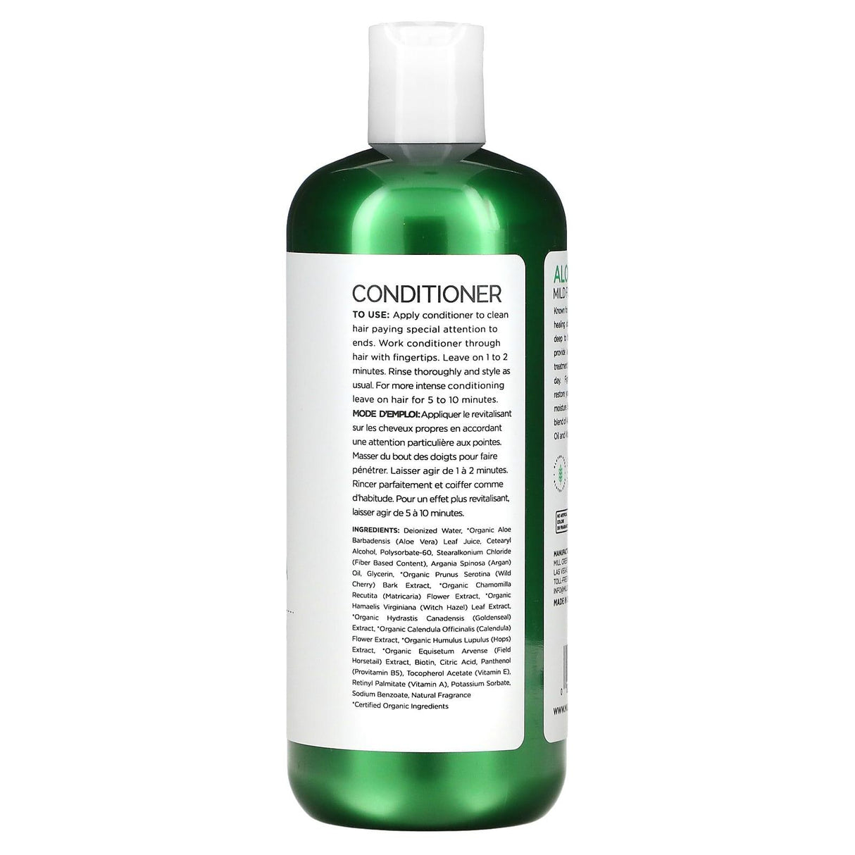 Mill Creek Botanicals, Aloe Vera Conditioner, Mild Formula, 14 fl oz (414 ml) - Supply Center USA