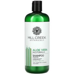 Mill Creek Botanicals, Aloe Vera Shampoo, Mild Formula, 14 fl oz (414 ml) - Supply Center USA