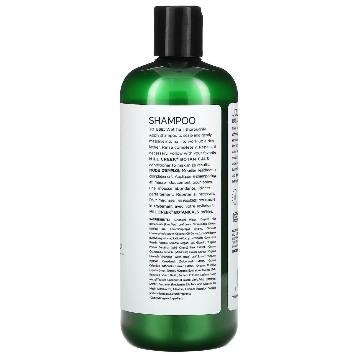 Mill Creek Botanicals, Jojoba Shampoo, Balancing Formula, 14 fl oz (414 ml) - Supply Center USA