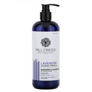 Mill Creek Botanicals, Shower & Shave Gel, Lavender, 14 fl oz (414 ml) - Supply Center USA