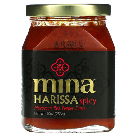 Mina, Harissa Spicy, Moroccan Red Pepper Sauce, 10 oz (283 g) - Supply Center USA