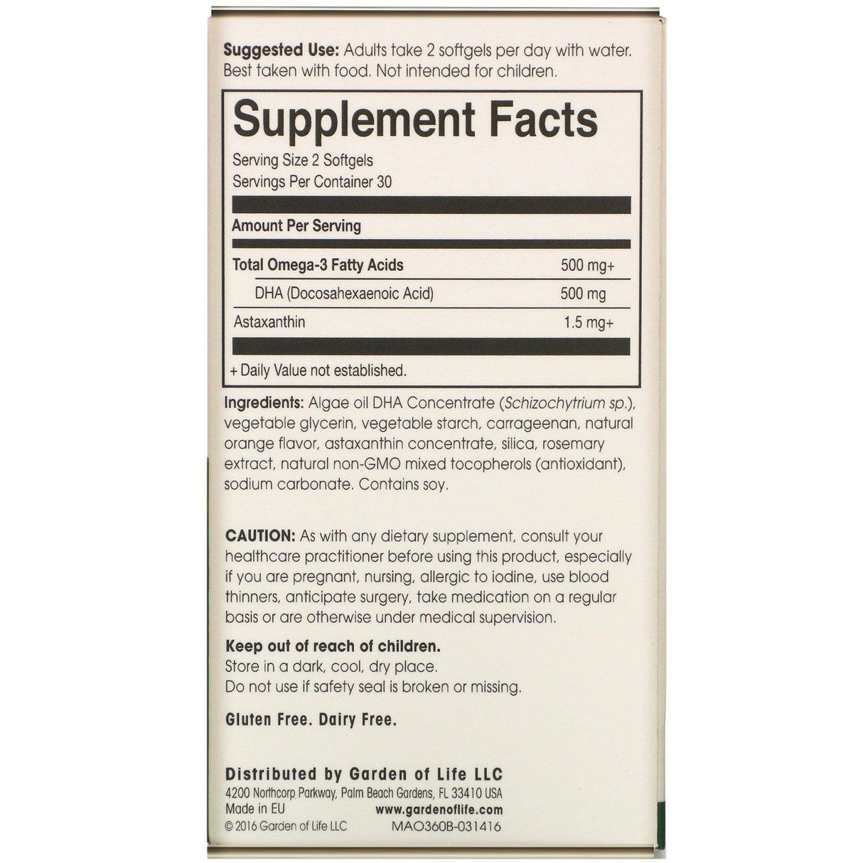Minami Nutrition, Algae Omega-3, Orange Flavor, 60 Softgels - Supply Center USA