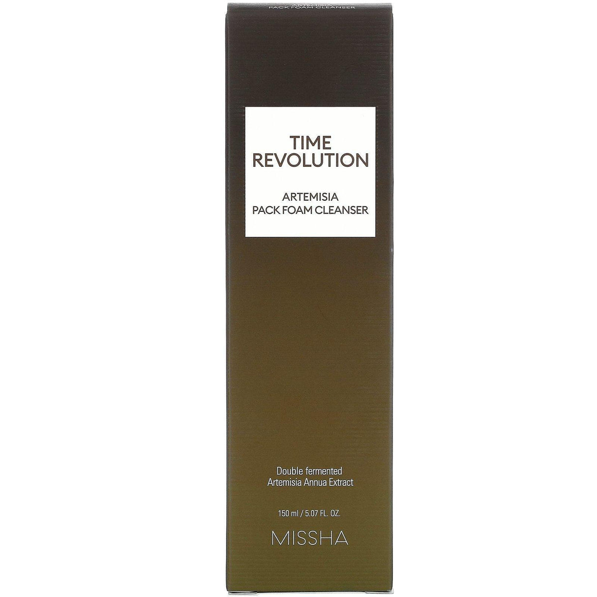 Missha, Time Revolution, Artemisia Pack Foam Cleanser, 5.07 fl oz (150 ml) - Supply Center USA
