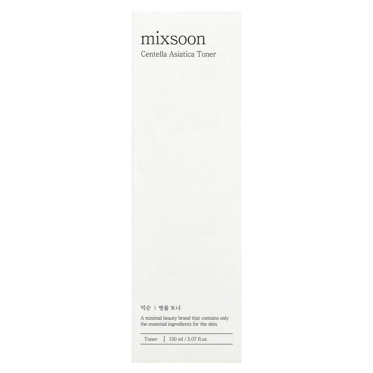 Mixsoon, Centella Asiatica Toner, 5.07 fl oz (150 ml) - Supply Center USA