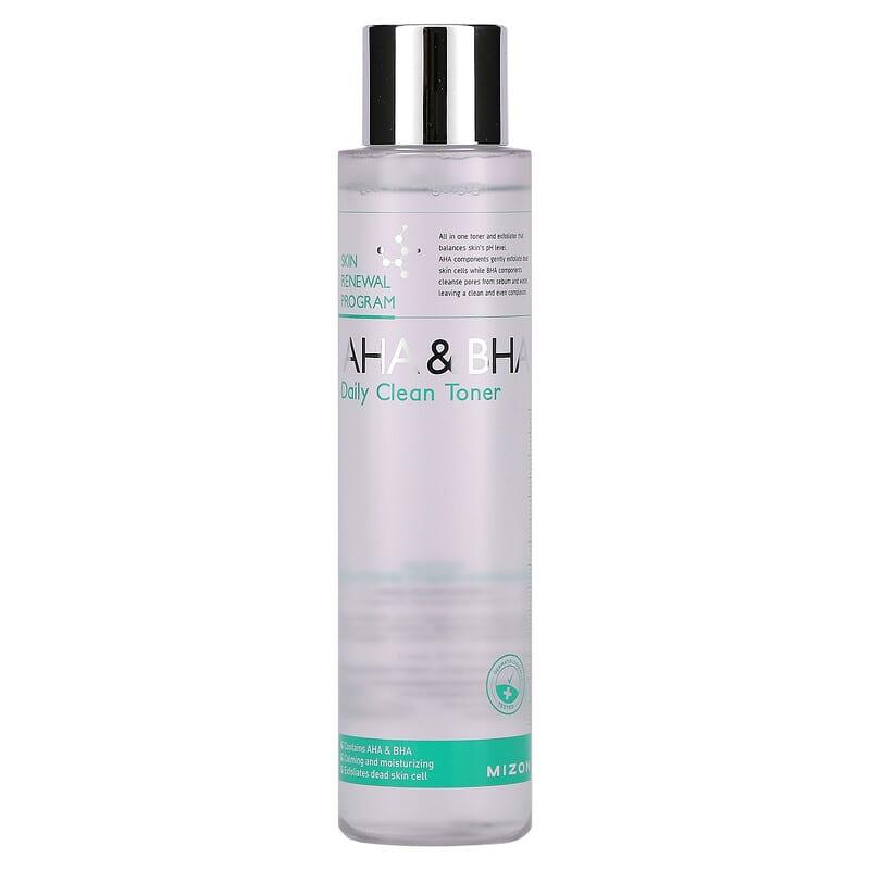 Mizon, AHA & BHA Daily Clean Toner, 5.07 fl oz (150 ml) - Supply Center USA