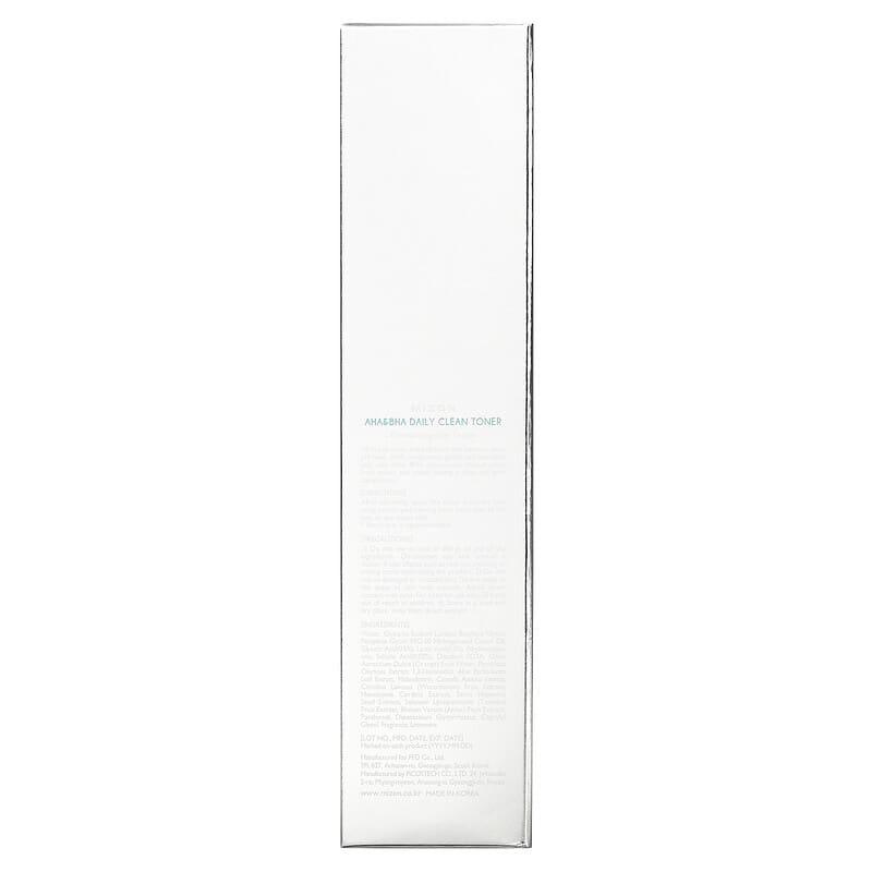 Mizon, AHA & BHA Daily Clean Toner, 5.07 fl oz (150 ml) - Supply Center USA