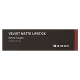 Mizon, Velvet Matte Lipstick, Retro Taupe, 0.12 oz (3.5 g) - Supply Center USA