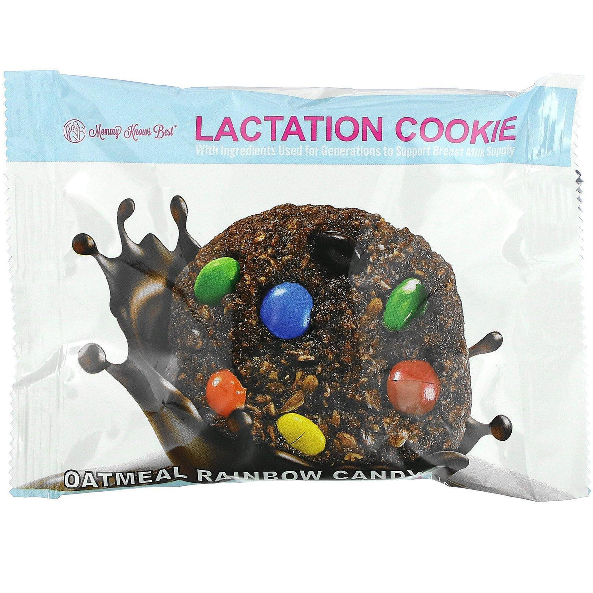 Mommy Knows Best, Lactation Cookies, Oatmeal Rainbow Candy, 10 Cookies, 2 oz Each - Supply Center USA