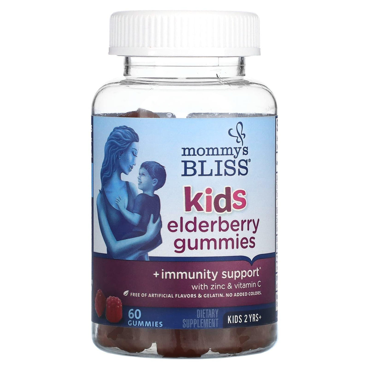 Mommy's Bliss, Kids, 2 Years+, Elderberry Gummies + Immunity Support, 60 Gummies - Supply Center USA