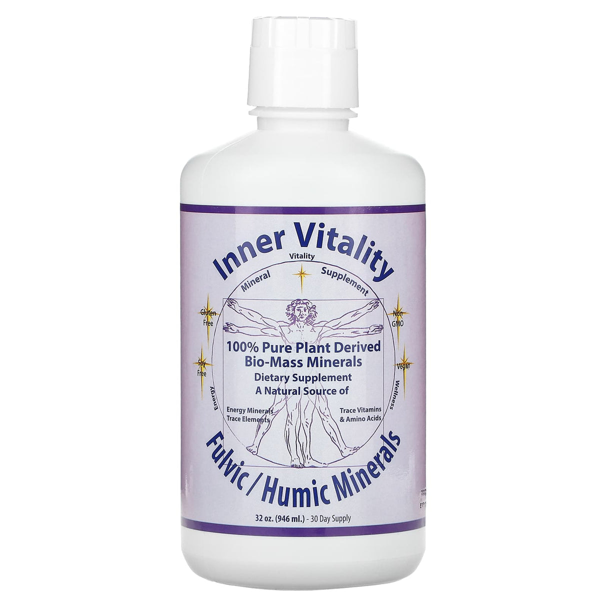 Morningstar Minerals, Inner Vitality, Fulvic/Humic Minerals, 32 oz (946 ml) - Supply Center USA