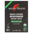 Mount Hagen, Organic Fairtrade Decaffeinated Instant Coffee - Supply Center USA