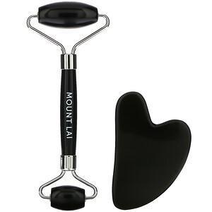 Mount Lai, The Black Obsidian Facial Spa Set, 2 Piece Set - Supply Center USA