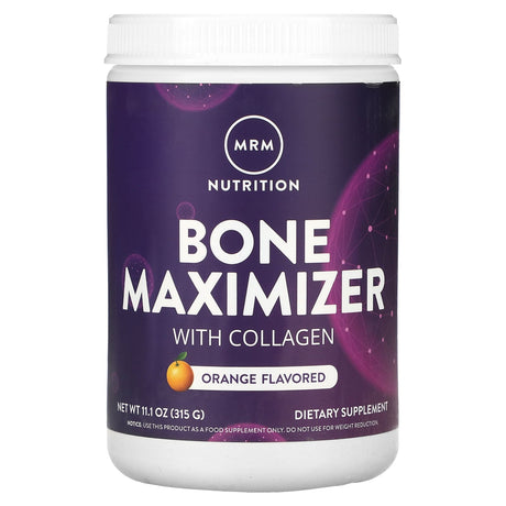 MRM Nutrition, Bone Maximizer with Collagen, Orange, 11.1 oz (315 g) - Supply Center USA