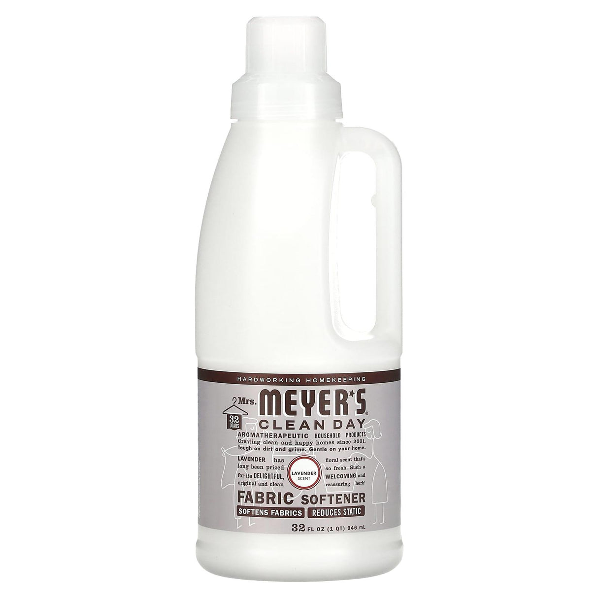Mrs. Meyers Clean Day, Fabric Softener, Lavender, 32 fl oz (946 ml) - Supply Center USA