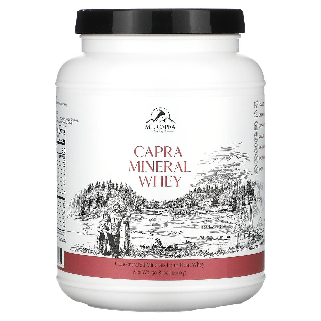 Mt. Capra, Capra Mineral Whey, 12.7 oz (360 g) - Supply Center USA