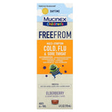 Mucinex, Children's, FreeFrom Multi-Symptom Cold, Flu & Sore Throat, Daytime, Ages 6+ Yrs, Elderberry and Cherry, 4 fl oz (118 ml) - Supply Center USA