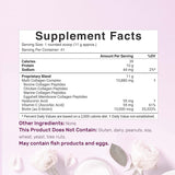 Multi Collagen Protein Powder,1Lb - Type I, II, III, V, X Collagen Peptides with Biotin 10000Mcg, Vitamin C & Hyaluronic Acid - Unflavored - Keto & Paleo Friendly, Great for Hair, Skin, Nails & Joints - Supply Center USA