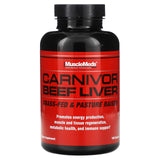 MuscleMeds, Carnivor Beef Liver, 180 Capsules - Supply Center USA