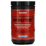 MuscleMeds, Nitrotest, Androgenic Pre-Workout Amplifier, Blue Raspberry, 16.72 oz (474 g) - Supply Center USA