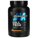 Muscletech, Cell Tech, Research-Backed Creatine + Carb Musclebuilder, Tropical Citrus Punch, 3 lbs (1.36 kg) - Supply Center USA
