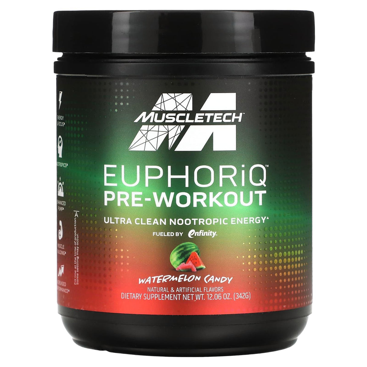 MuscleTech, EuphoriQ Pre-Workout, Yuzu Lemonade, 11.99 oz (340 g) - Supply Center USA