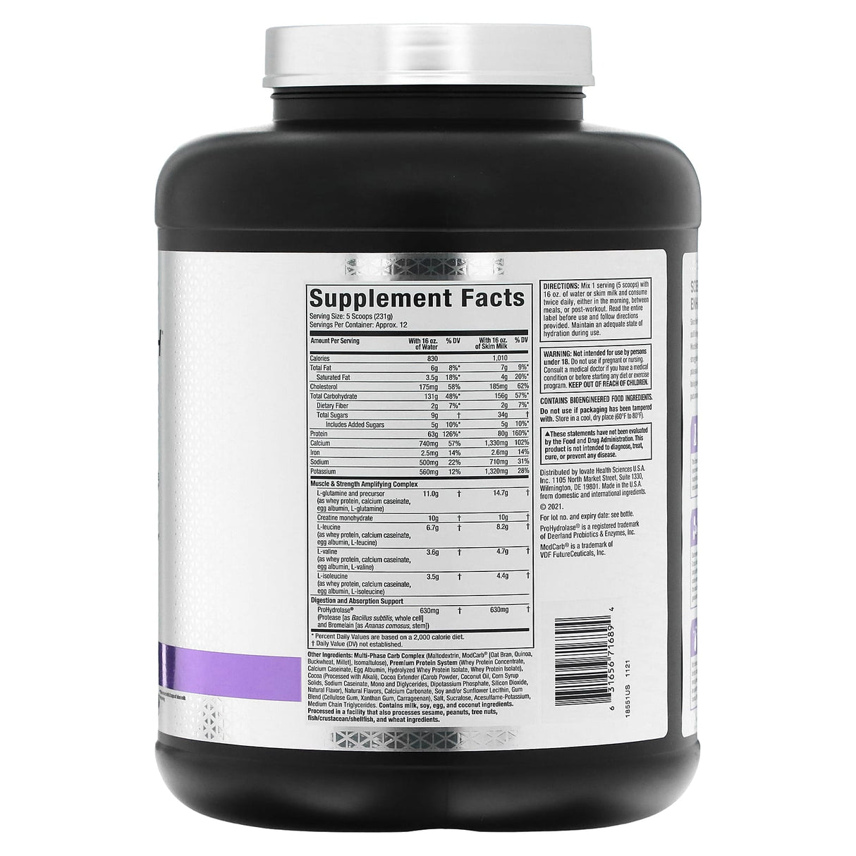 MuscleTech, Mass Tech Elite, Strawberry, 6 lbs (2.72 kg) - Supply Center USA