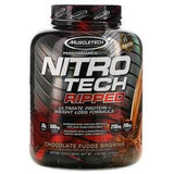 Muscletech, Nitro Tech Ripped, Ultimate Protein + Weight Loss Formula, Chocolate Fudge Brownie, 4 lbs (1.81 kg) - Supply Center USA