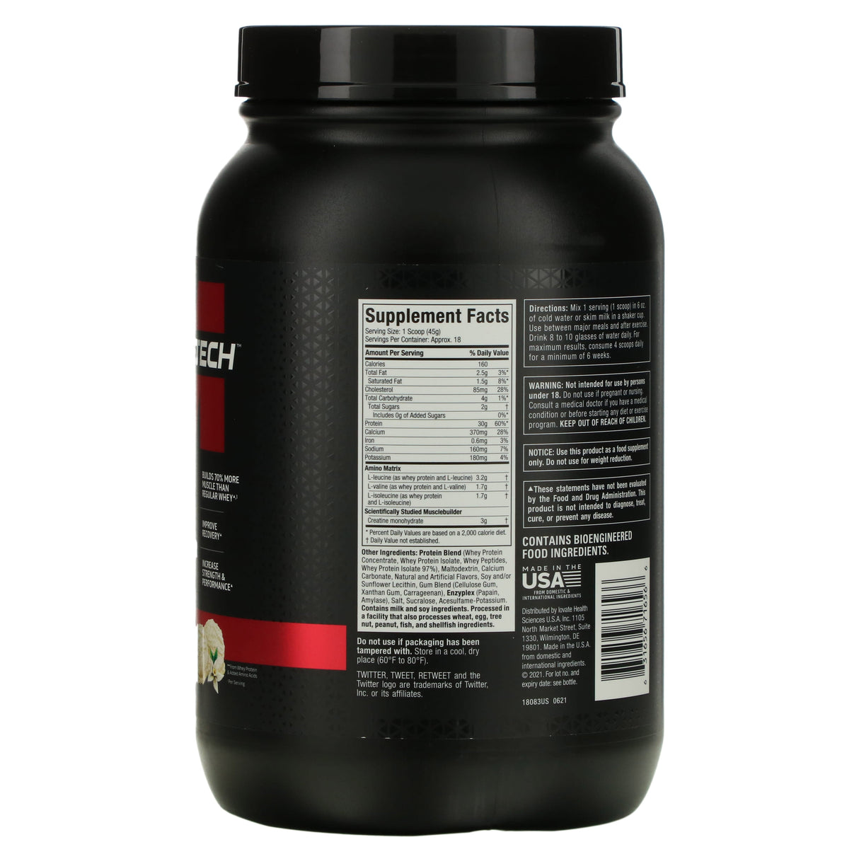 MuscleTech, Platinum Whey + Muscle Builder, Vanilla Cream, 1.8 lbs (817 g) - Supply Center USA
