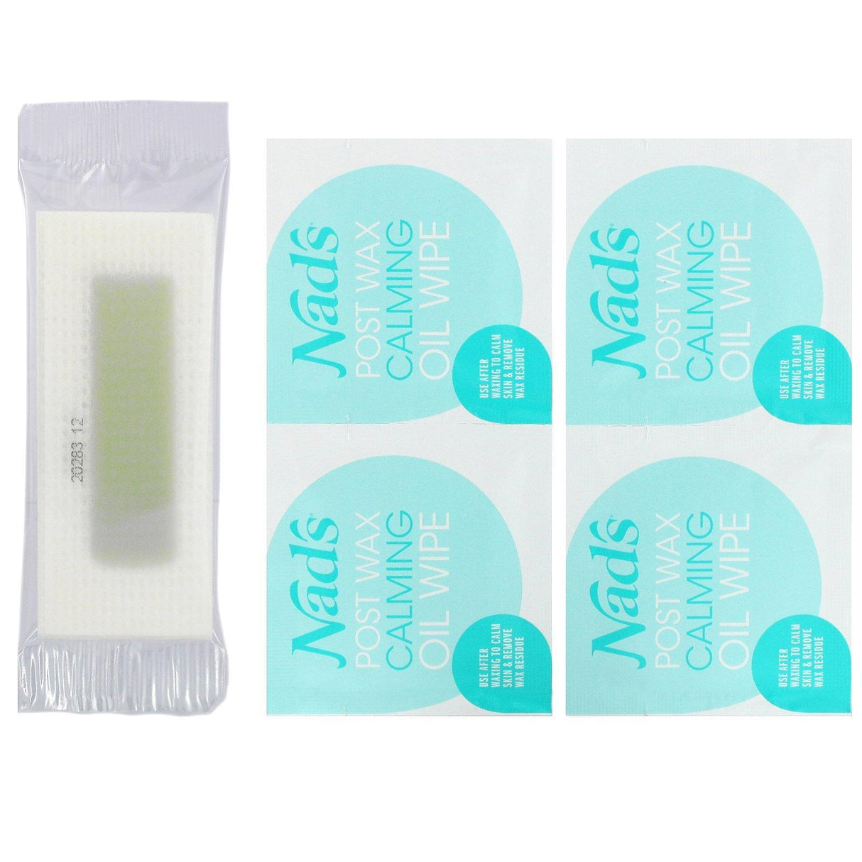 Nad's, Facial Wax Strips, 24 Strips - Supply Center USA