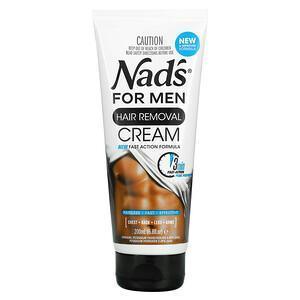 Nad's, For Men, Hair Removal Cream, 6.8 fl oz (200 ml) - Supply Center USA