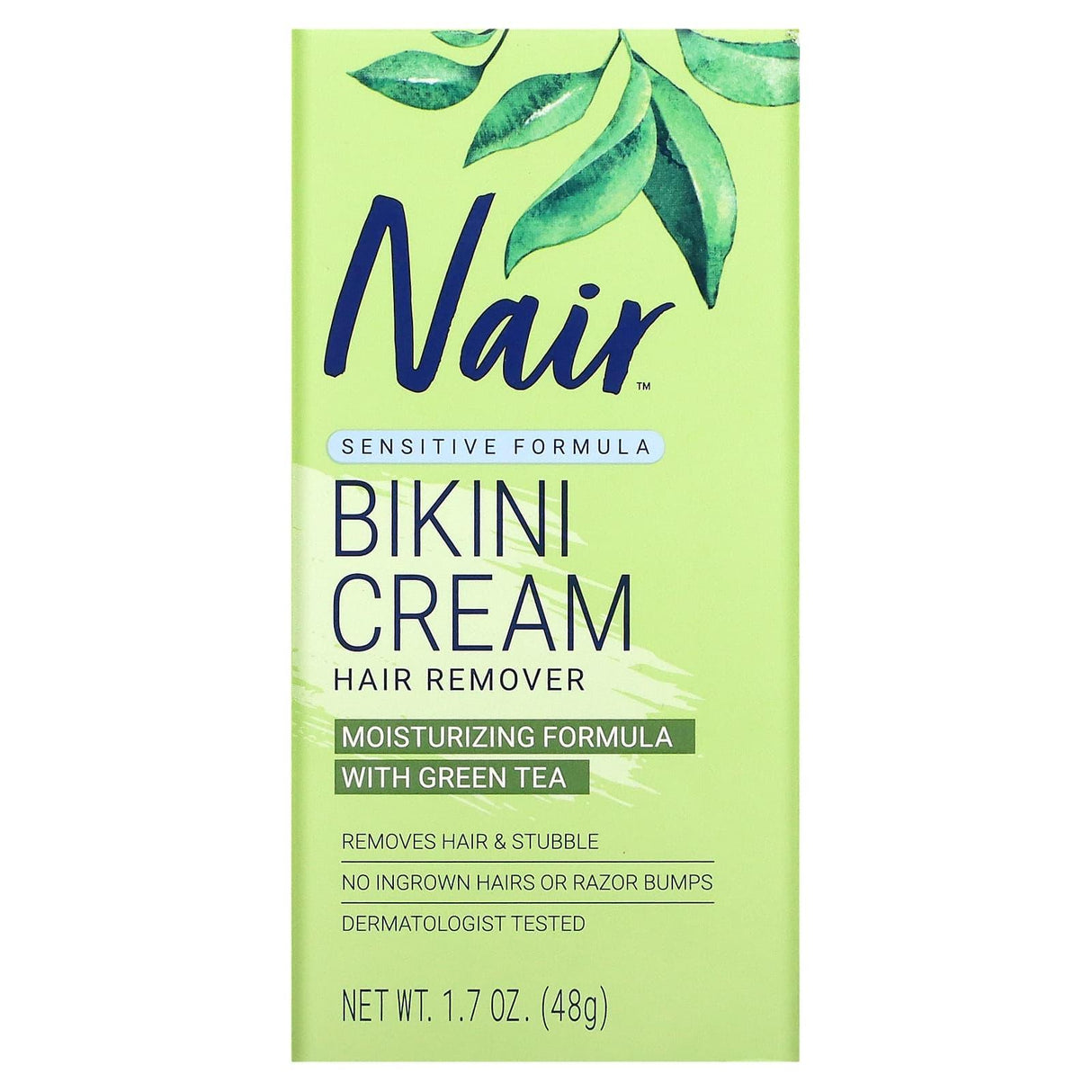 Nair, Hair Remover, Bikini Cream, Sensitive Formula, 1.7 oz (48 g) - Supply Center USA