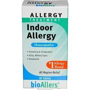 NatraBio, BioAllers, Allergy Treatment, Indoor Allergy, 60 Tablets - Supply Center USA