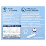 Natracare, Organic Cotton Tampons, Regular, 10 Tampons - Supply Center USA