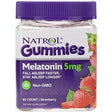 Natrol, Gummies, Melatonin, Strawberry, 5 mg, 90 Count - Supply Center USA