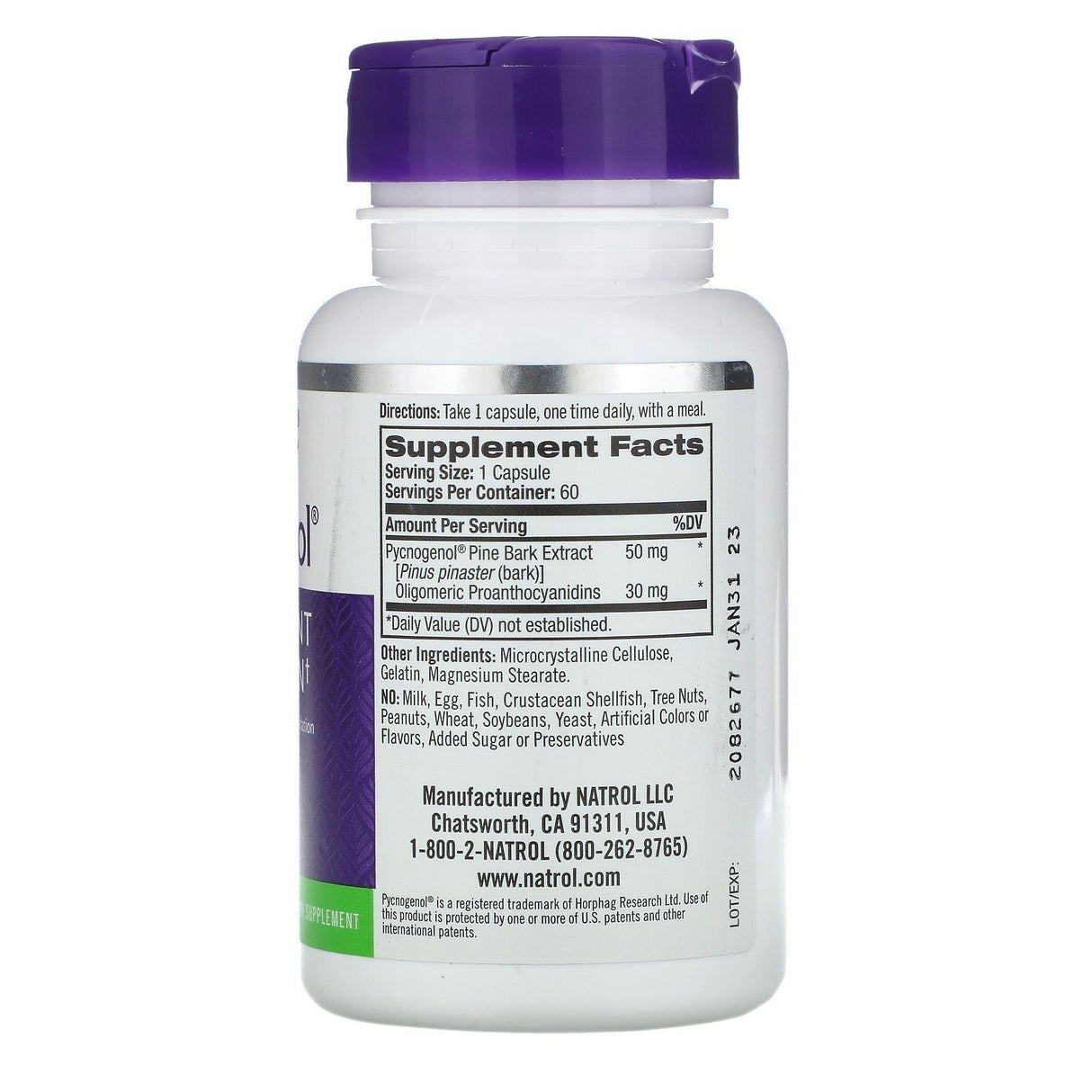 Natrol, Pycnogenol, 50 mg , 60 Capsules - Supply Center USA