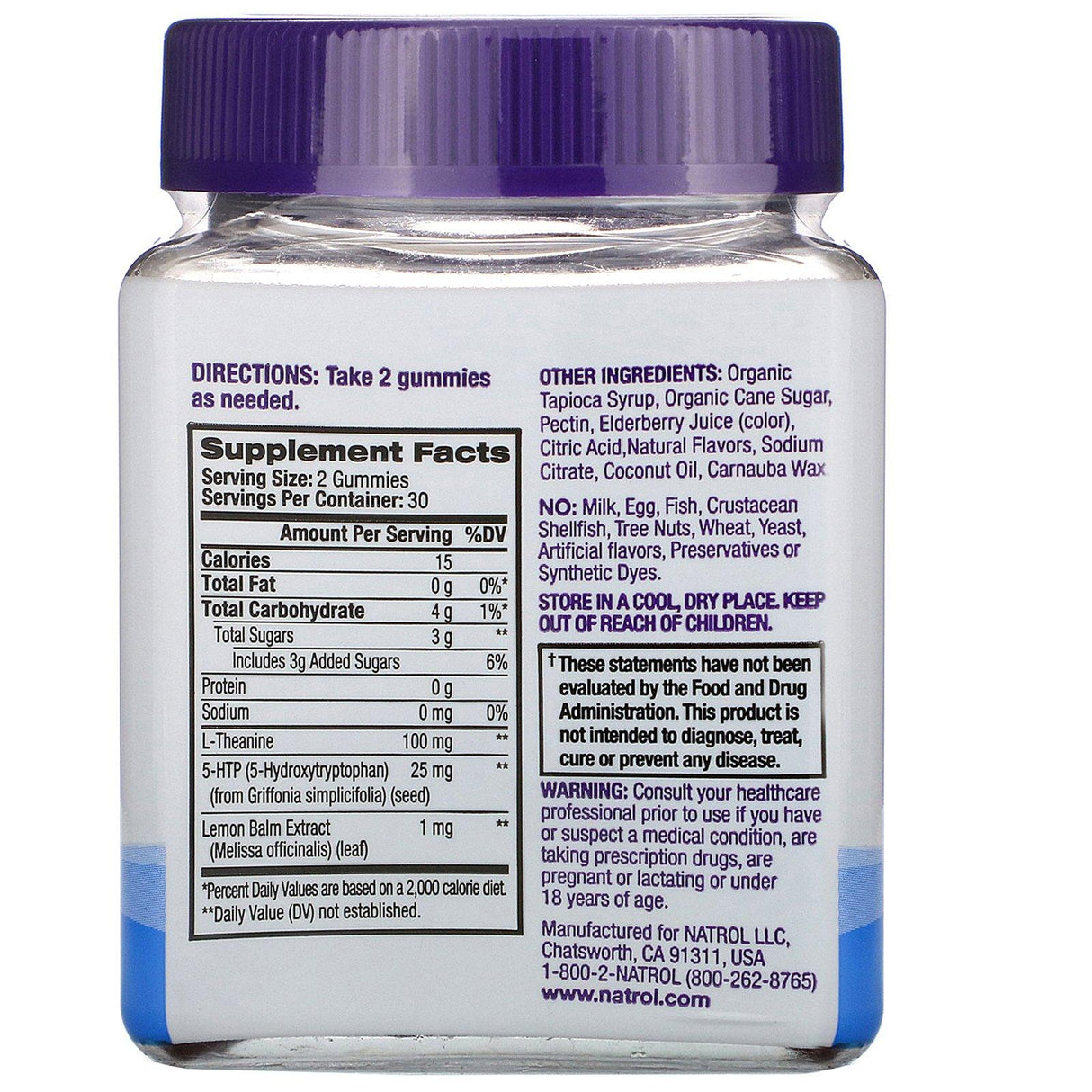 Natrol, Relaxia, Day Calm, Fruit Punch, 60 Gummies - Supply Center USA