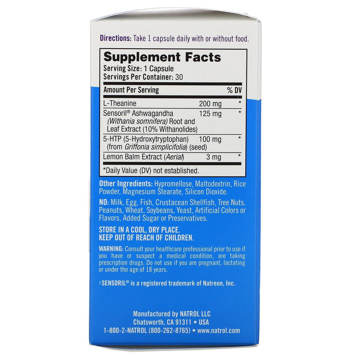 Natrol, Relaxia, Ultimate Calm, 30 Capsules - Supply Center USA
