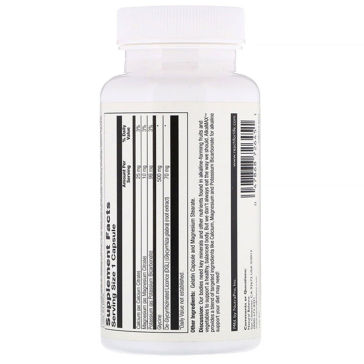 Natural Balance, AlkaMax, Alkaline Booster, 30 Capsules - Supply Center USA