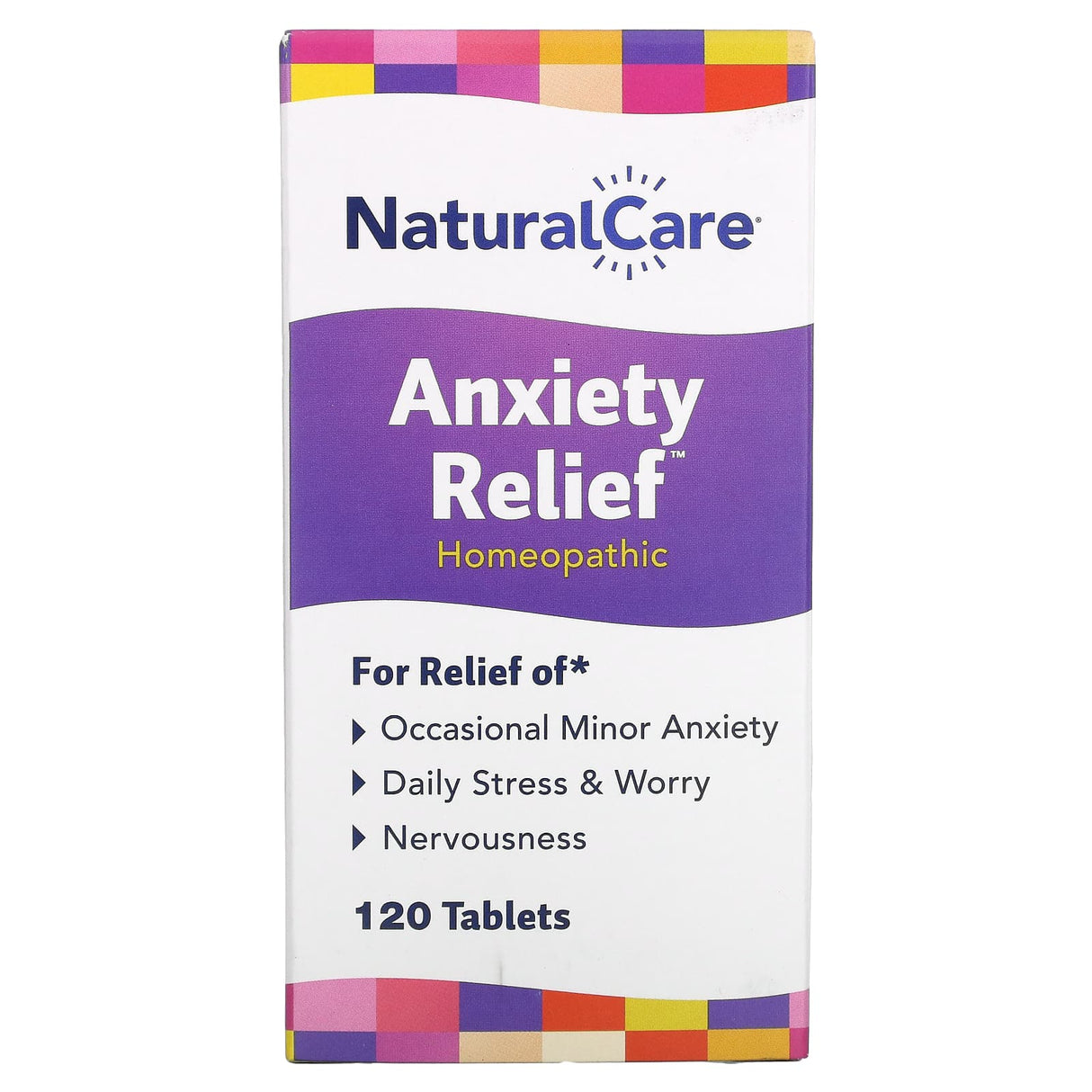 NaturalCare, Anxiety Relief, 120 Sublingual Tablets - Supply Center USA