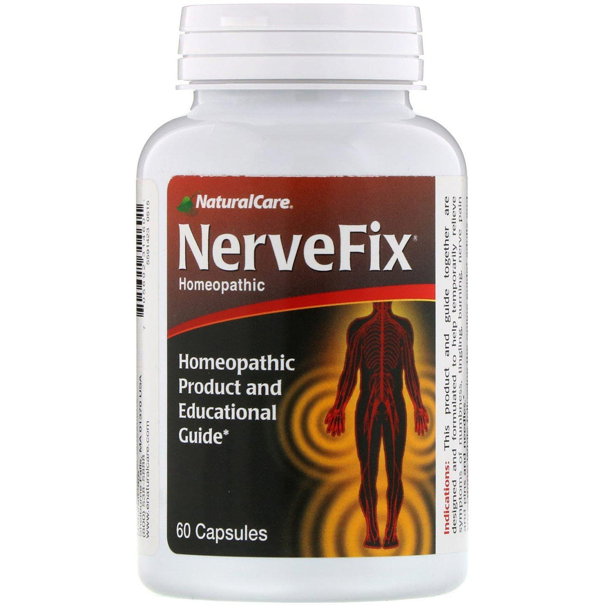 NaturalCare, Nerve Fix, 60 Capsules - Supply Center USA