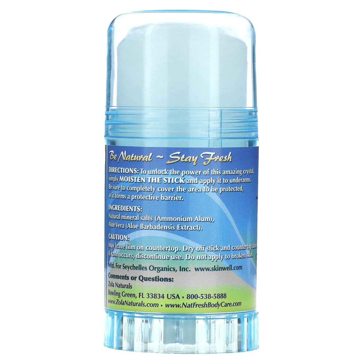 Naturally Fresh, Deodorant Crystal, Fragrance Free, 4.5 oz (120 g) - Supply Center USA